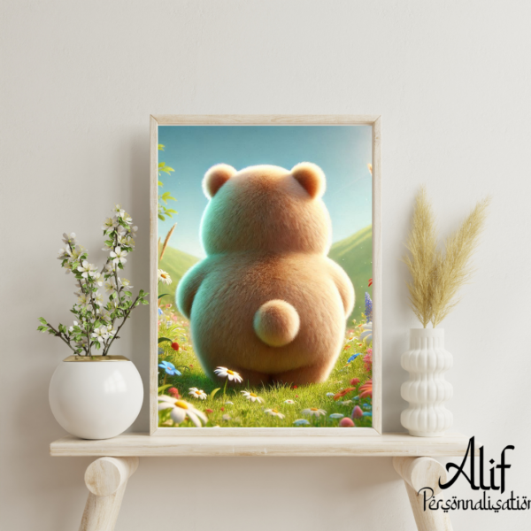 Affiches 3D Ours sur Papier Photo A4