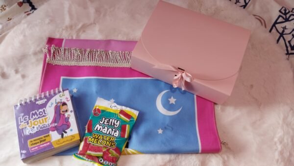 Coffret Rose Tapis de Prière Fille