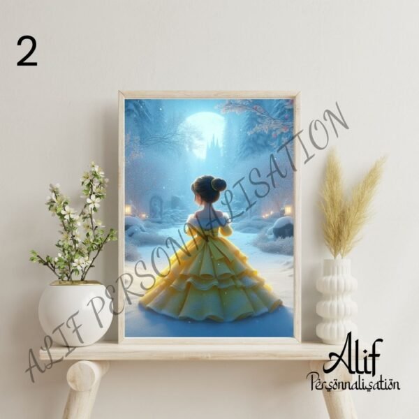 Illustration “Belle dans la neige” – Image 2