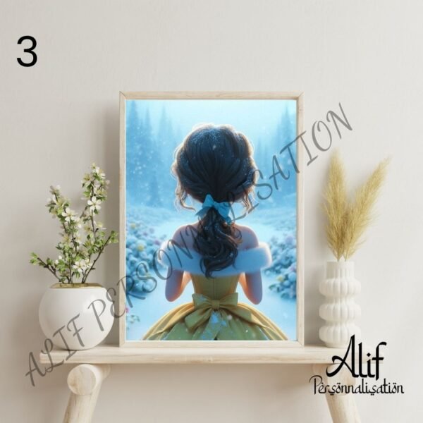 Illustration “Belle dans la neige” – Image 3