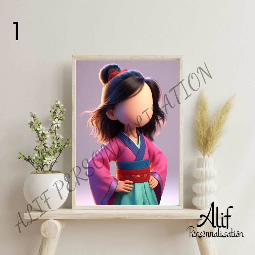 Illustration "Inspiration Mulan"