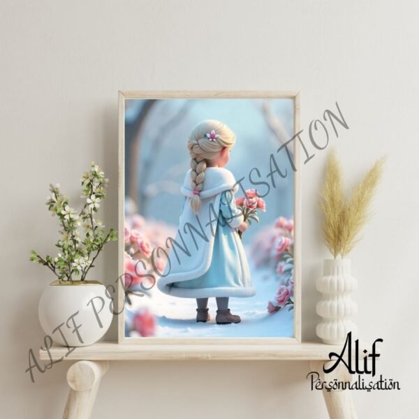 Illustration inspiration "La Reine des neiges"