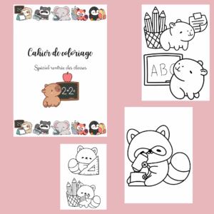 Télécharge ton livret de coloriage kawaii à imprimer