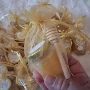 Pot de miel mariage personnalisé – Prénoms des mariés & date