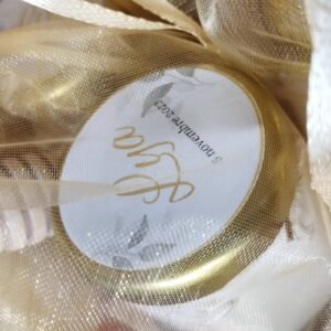 Petit pot de miel naissance / baptême personnalisé – Prénom & date