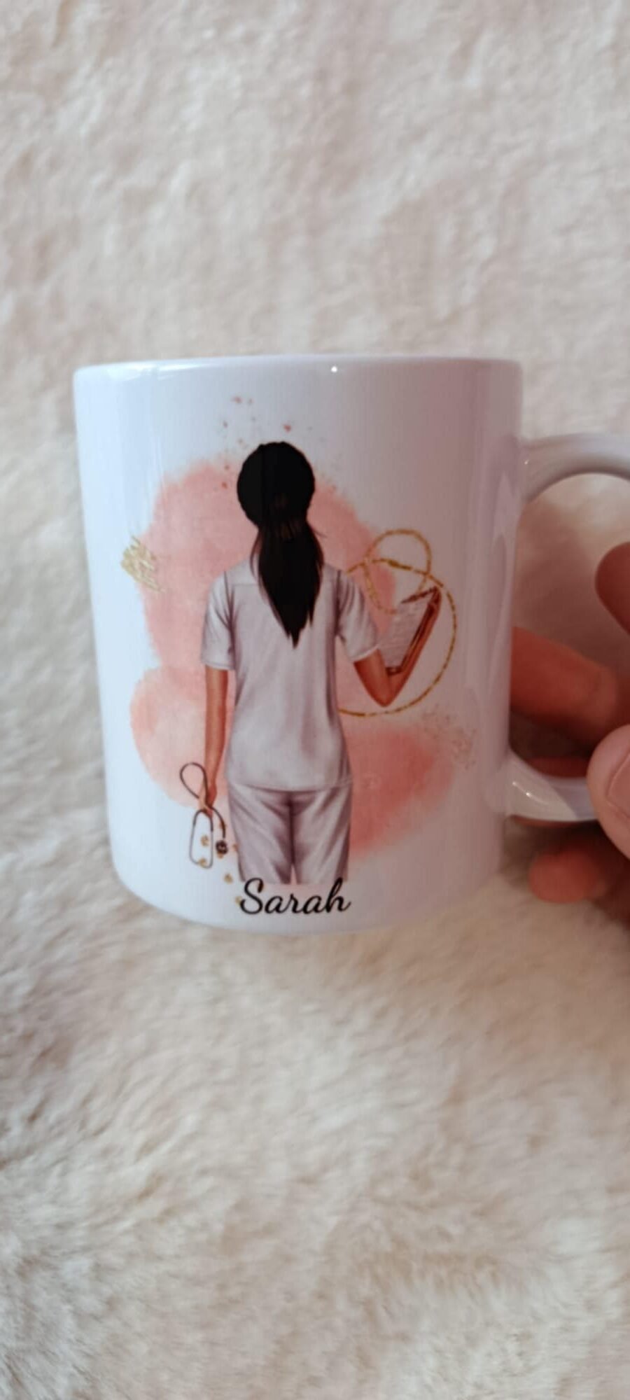 Mug infirmière personnalisé – Prénom au choix – Image 2
