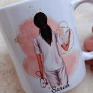 Mug infirmière personnalisé – Prénom au choix