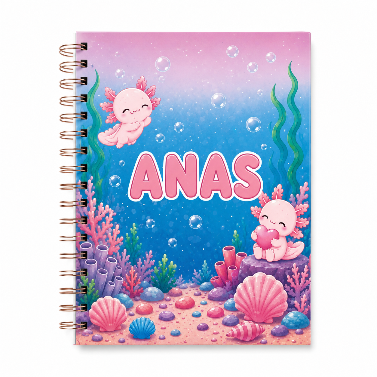 cahier axolotl