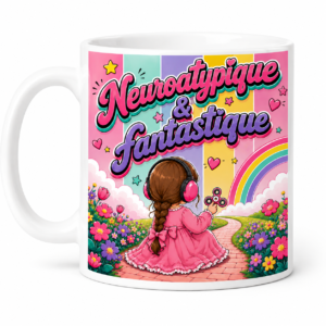 Mug Neuroatypique et Fantastique coloré
