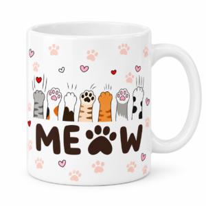 Mug Kawaii Chat – Meow & petites pattes