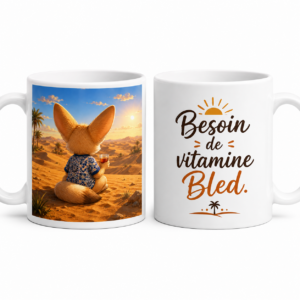 Mug cadeau humour – Besoin de vitamine Bled