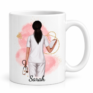 Mug personnalisé infirmière avec prénom – Cadeau soignante